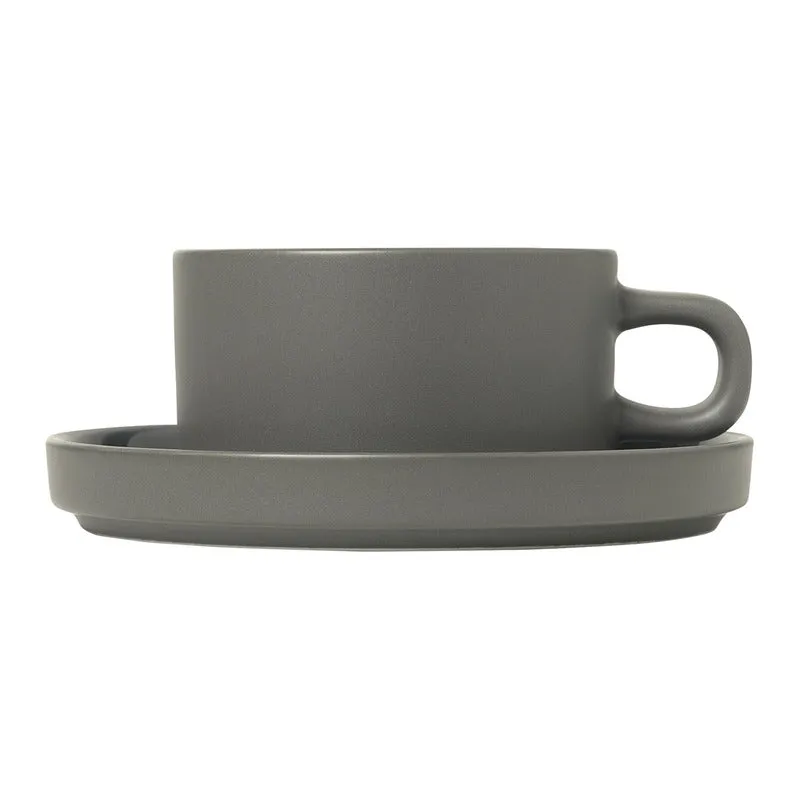 Pilar Tea Cup with Saucer (Set of 4)