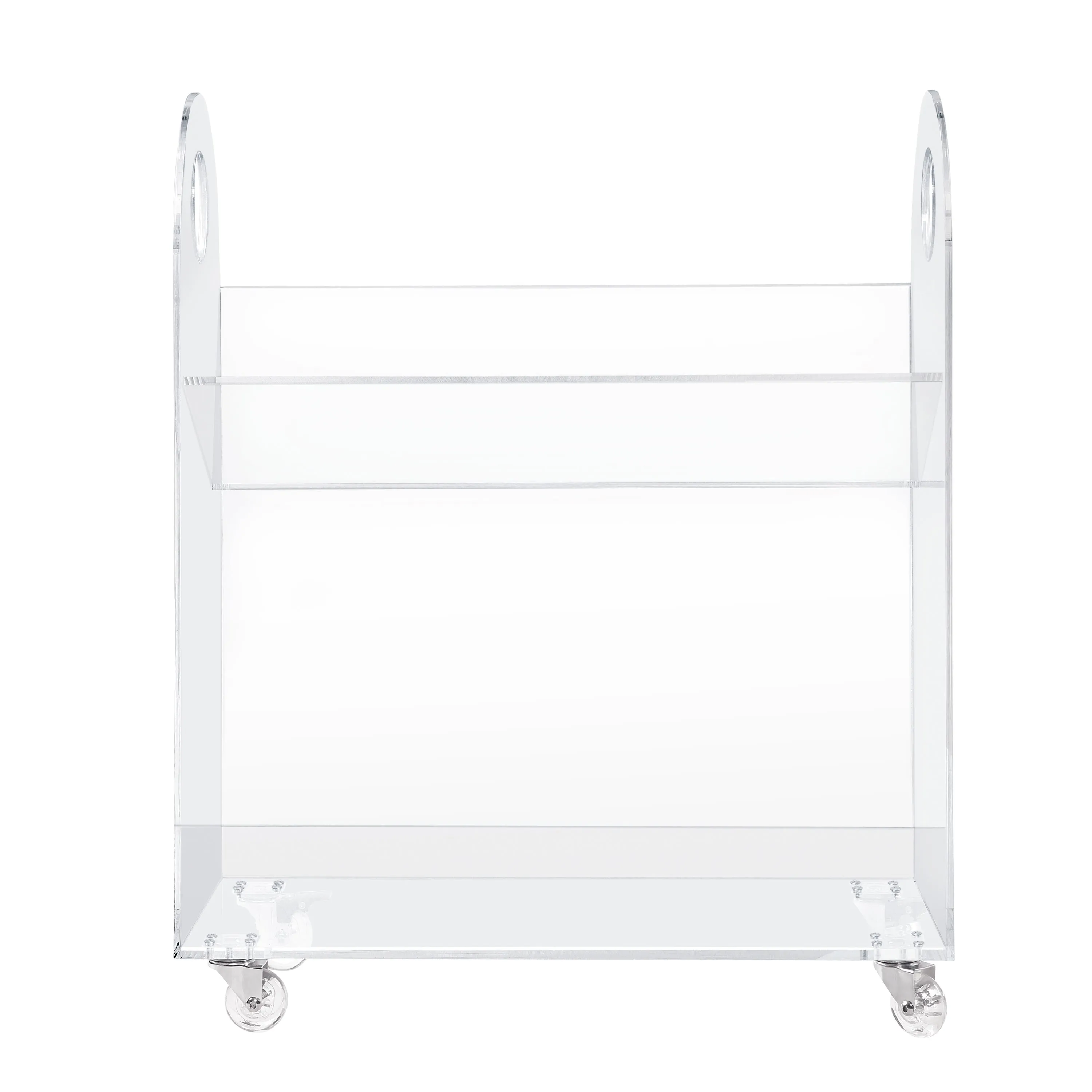 Presto Acrylic Bookcase and Cart