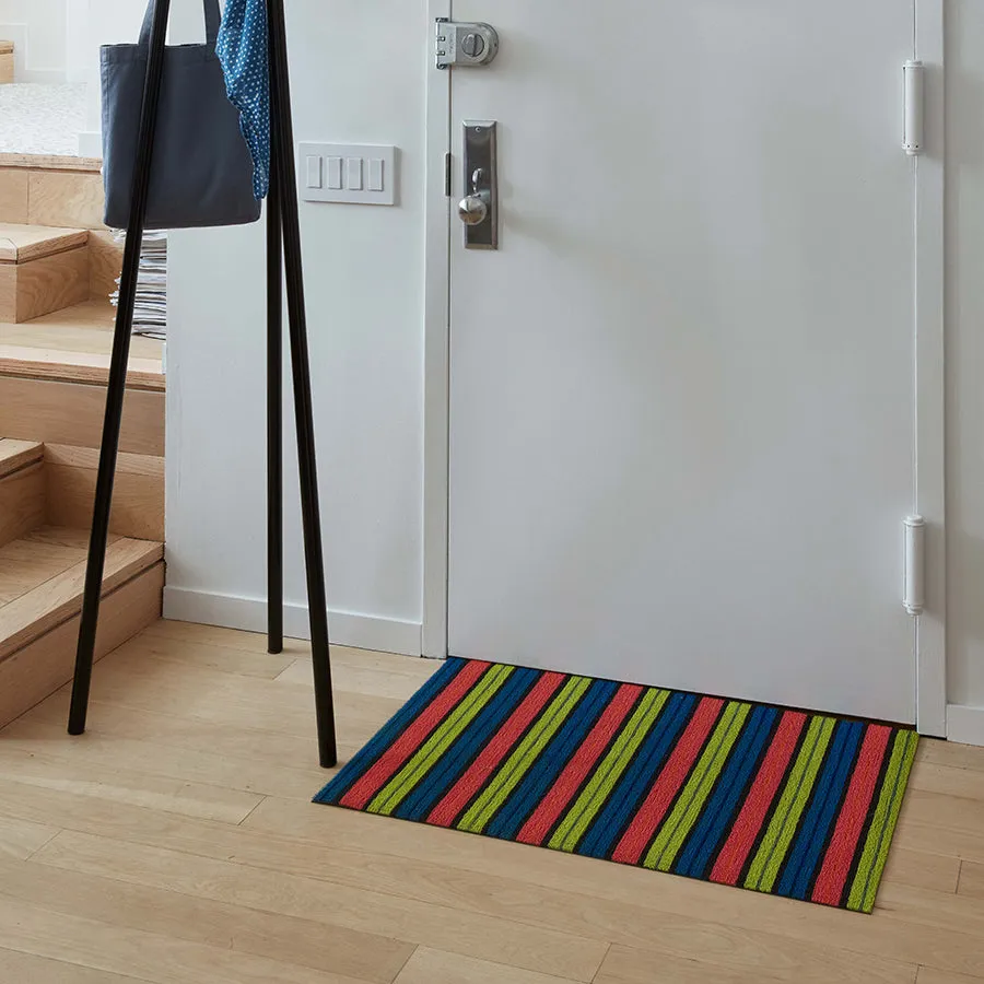 Ribbon Stripe Shag Mat