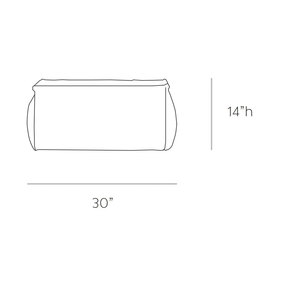 Sail Space Square Pouf