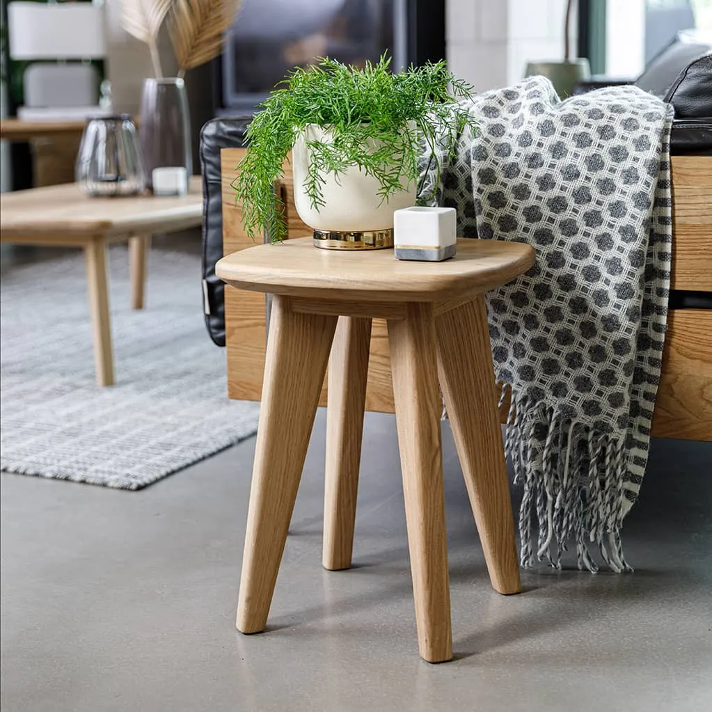 Salters Oak Side Table Funky Chunky