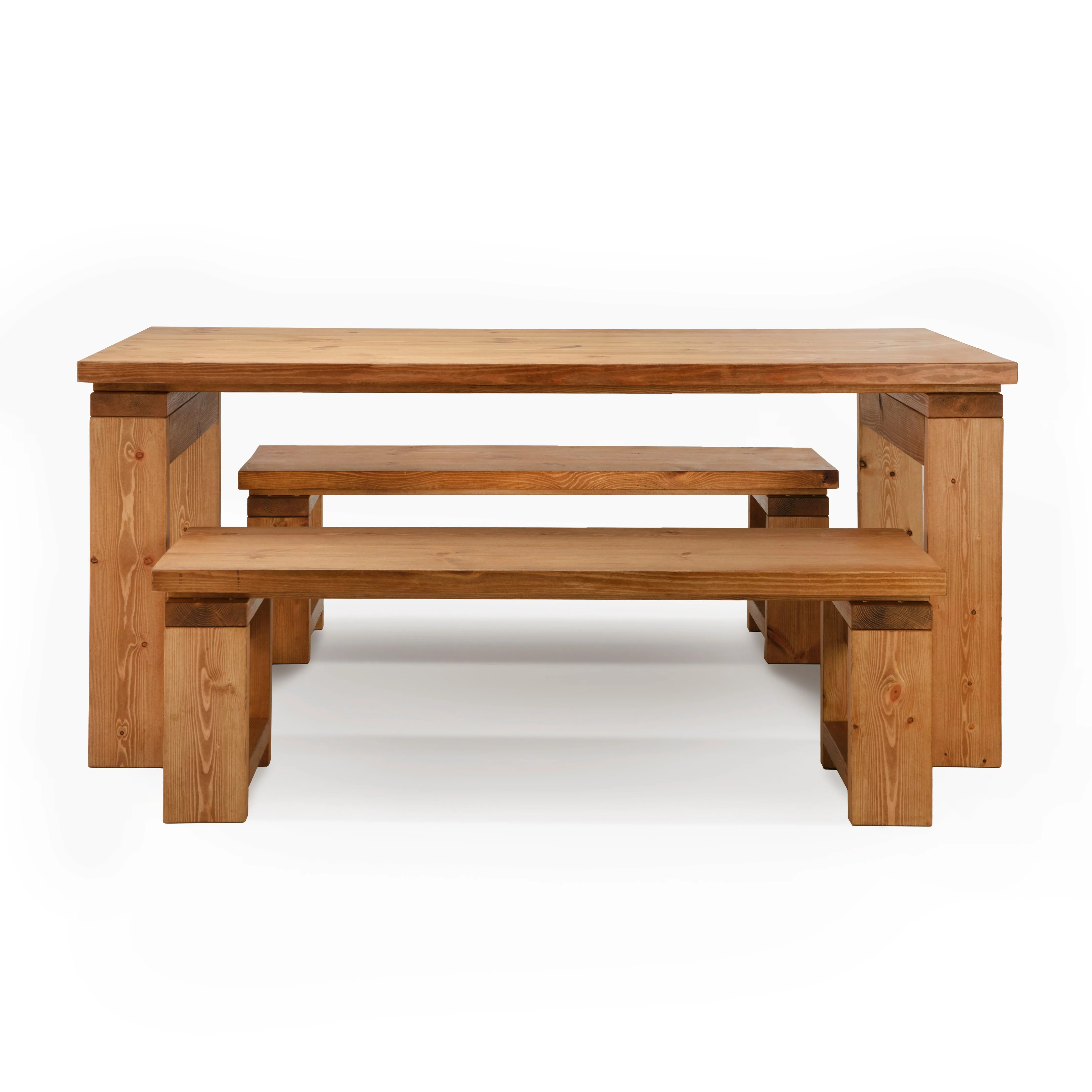 Sandyford Dining Table And Benches Funky Chunky