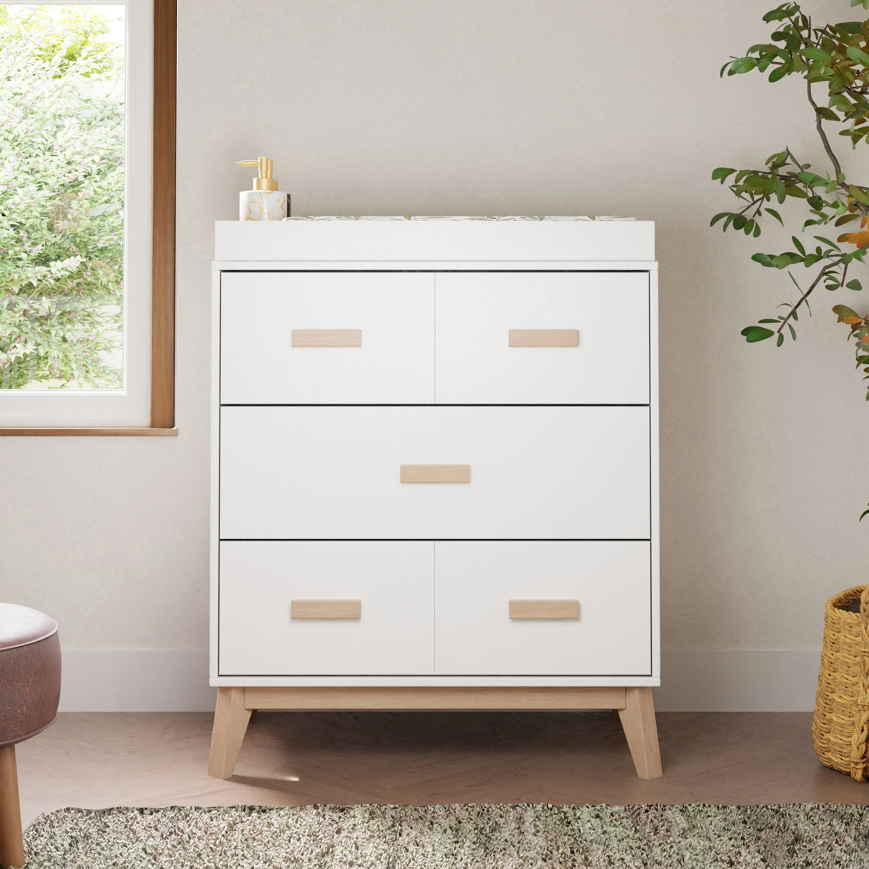 Scoot 3-Drawer Changer Dresser with Removable Changing Tray