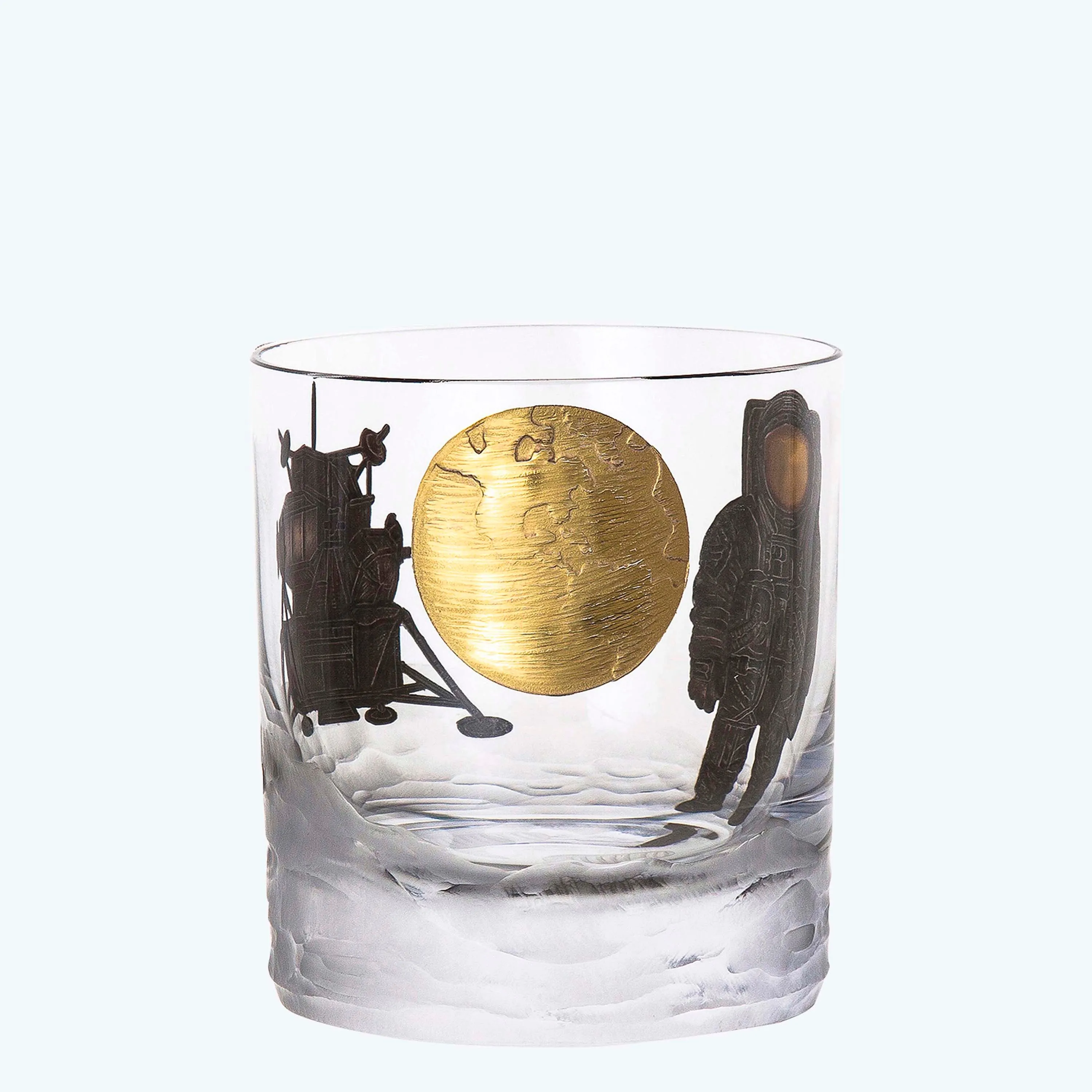 Space Race Double Old-Fashioned Glass