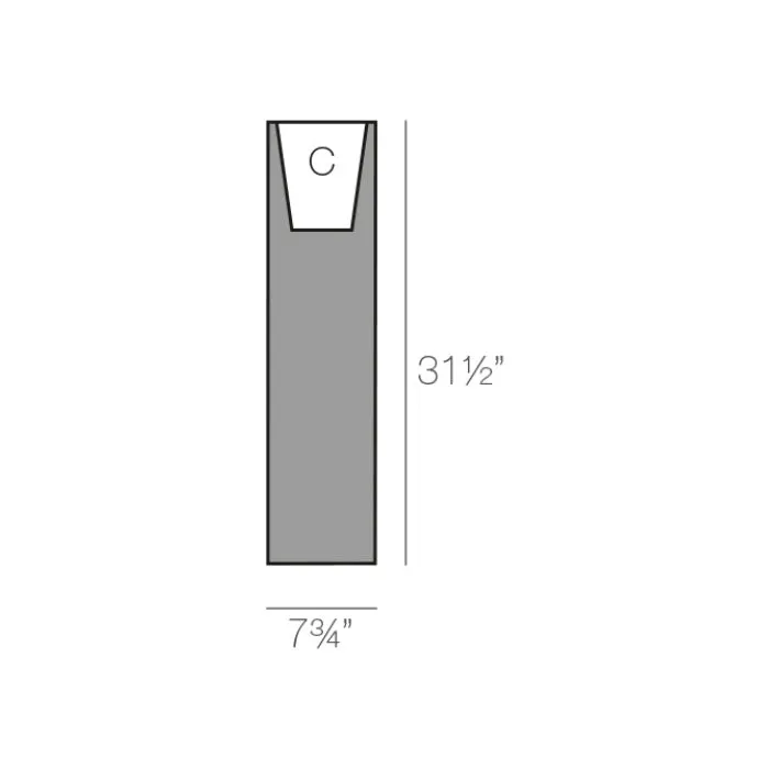 Square Tower Planter