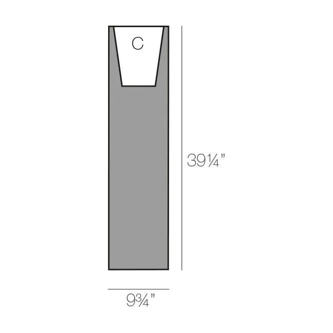 Square Tower Planter