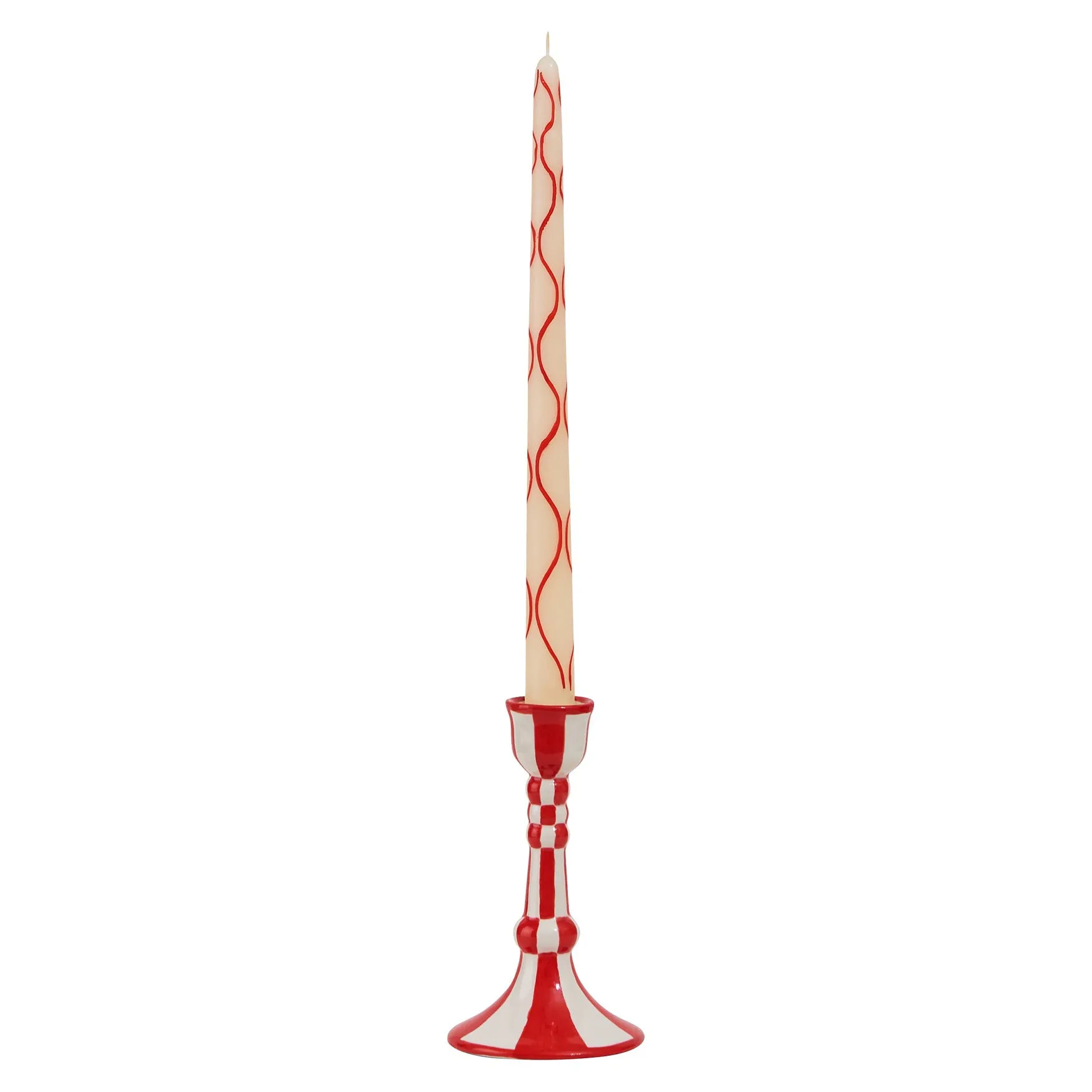 Still Life Hand-Painted Candle Holder (Set of 2)