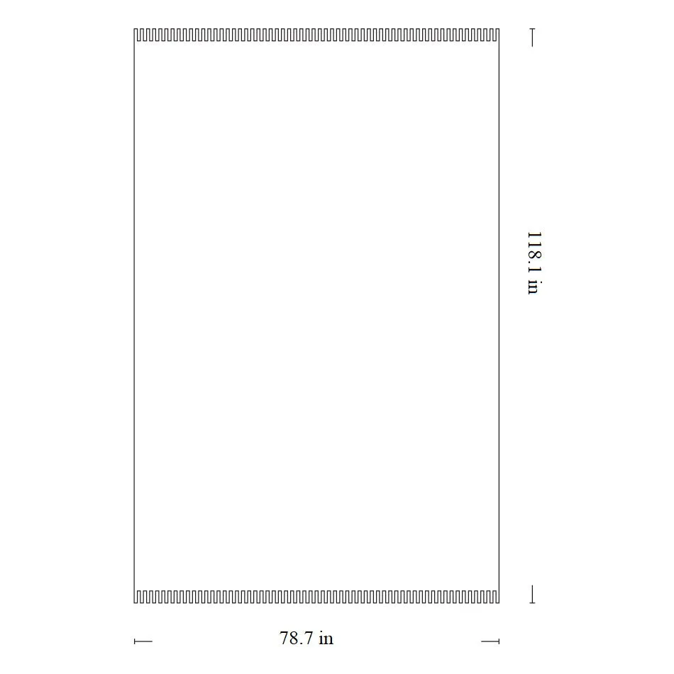 The Moor Rectangle Rug with Fringe