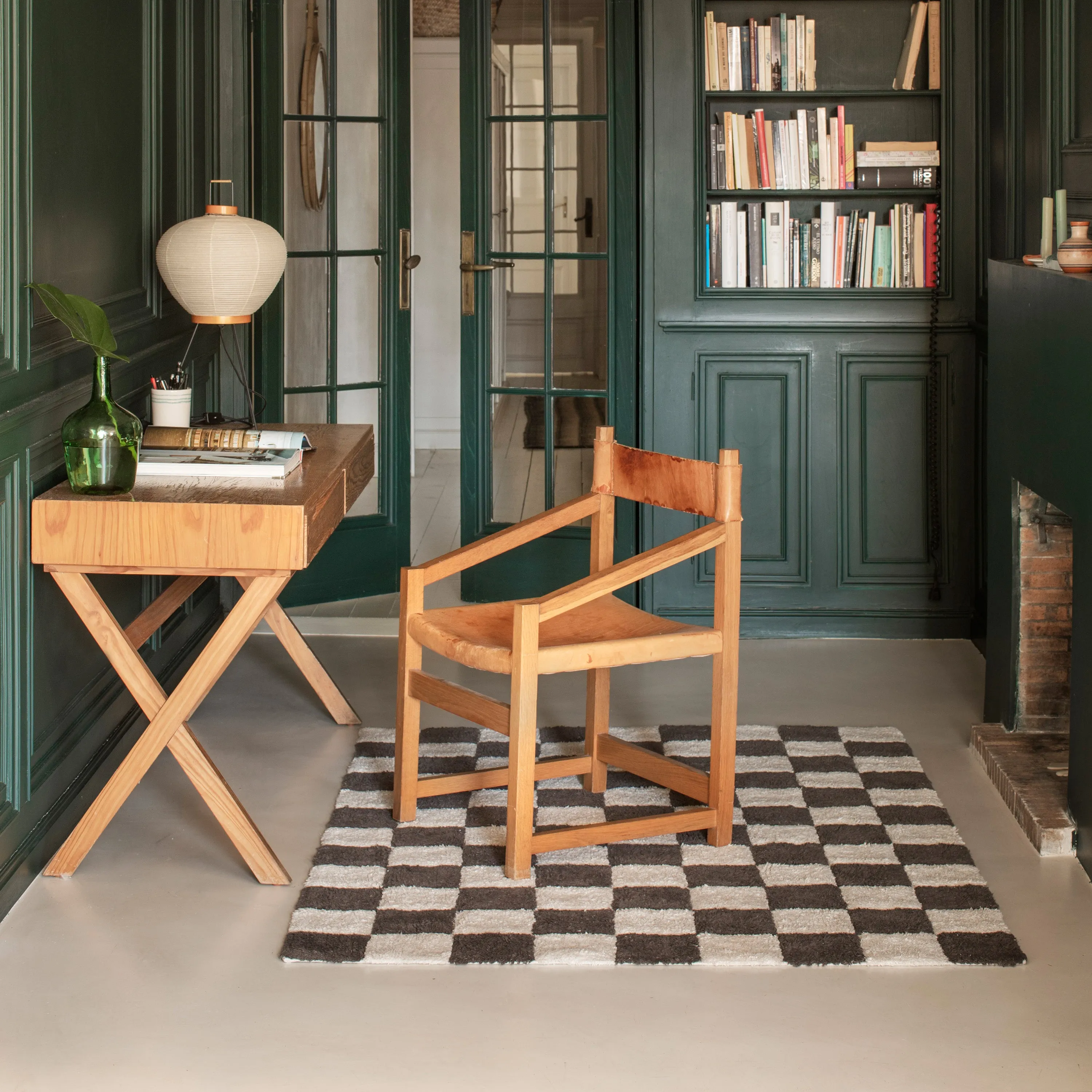 Tiles Washable Kitchen Rug