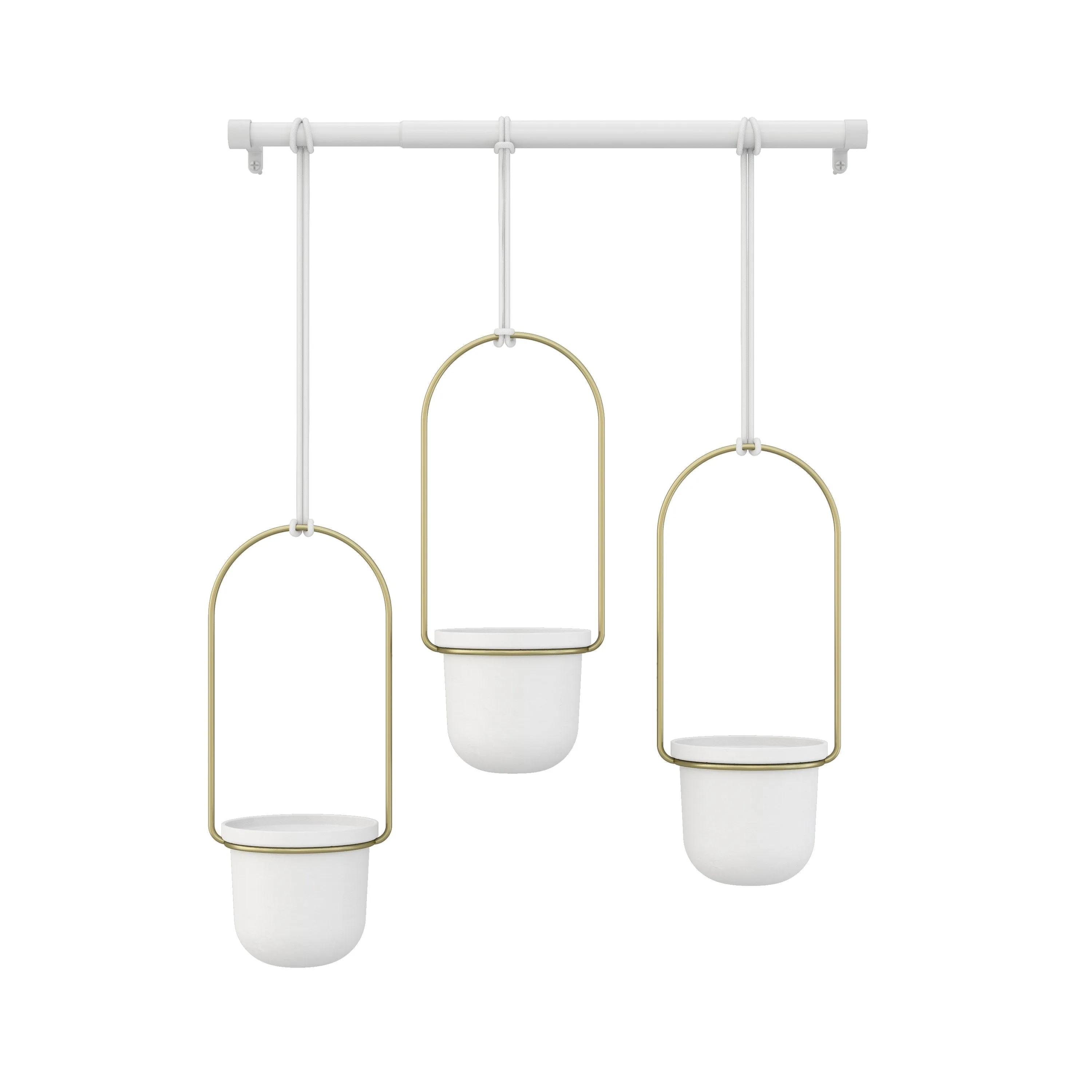 Triflora Hanging Planters and Rod