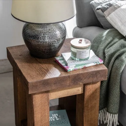Wansbeck Square Side Table Funky Chunky