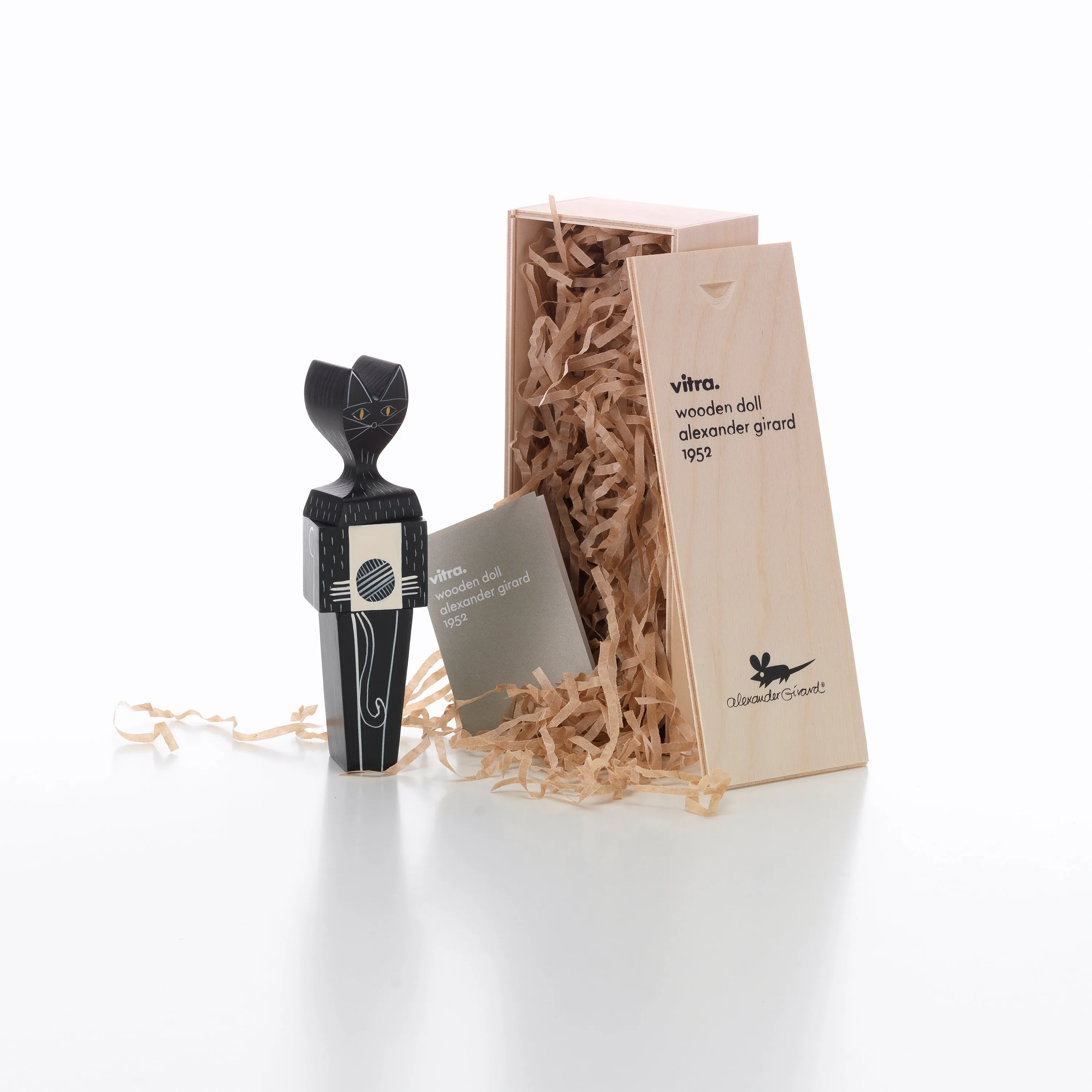 Wooden Doll Cat