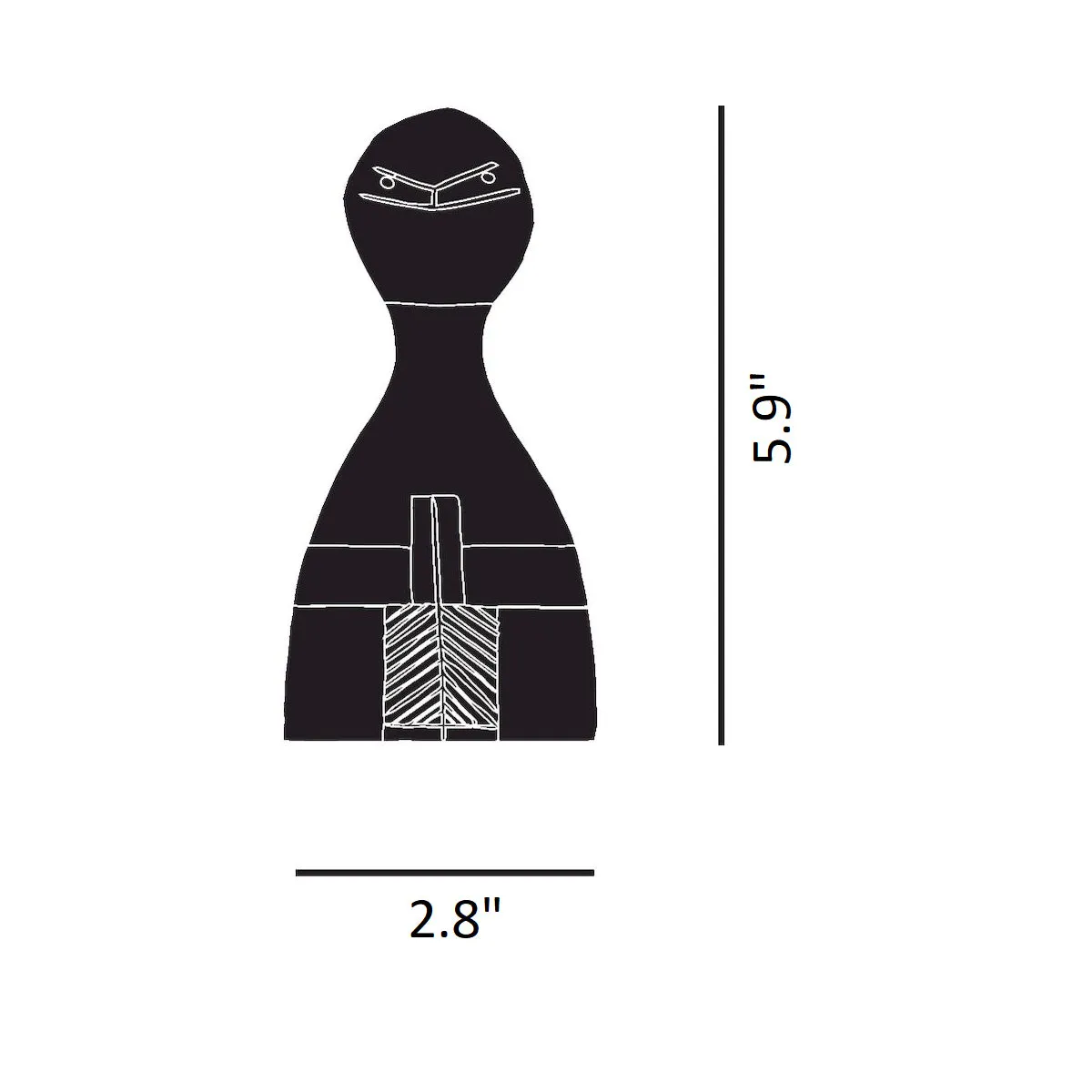 Wooden Doll No.15