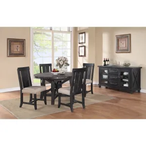 Yosemite Solid Wood Round Extension Table Modus