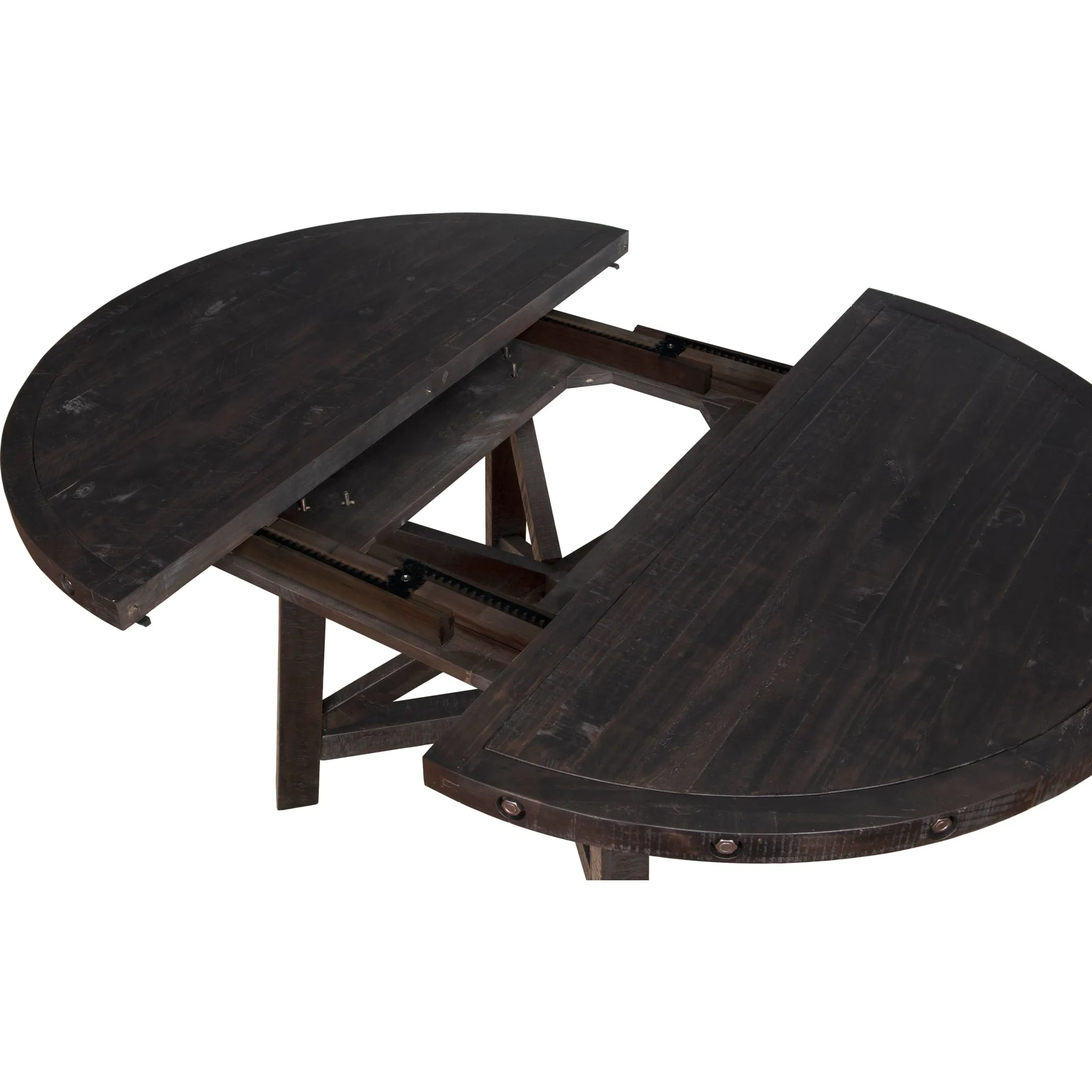 Yosemite Solid Wood Round Extension Table Modus
