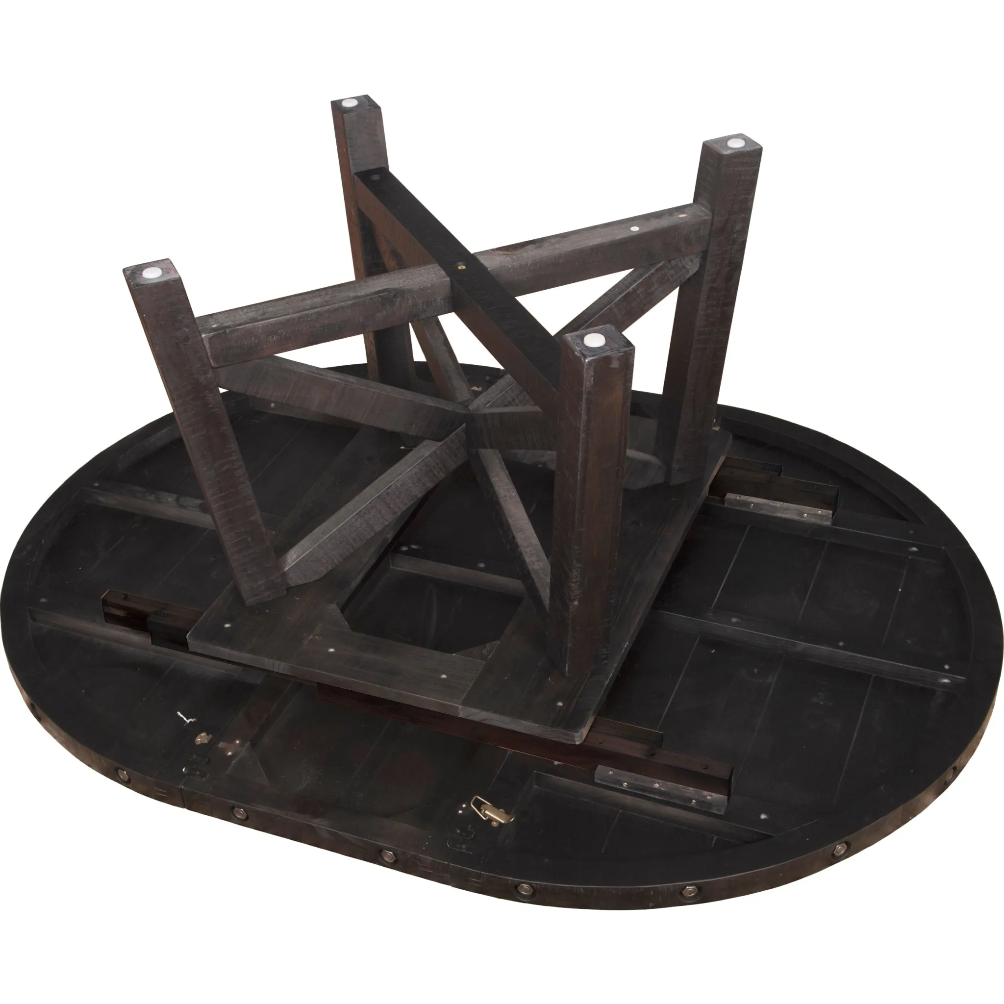 Yosemite Solid Wood Round Extension Table Modus