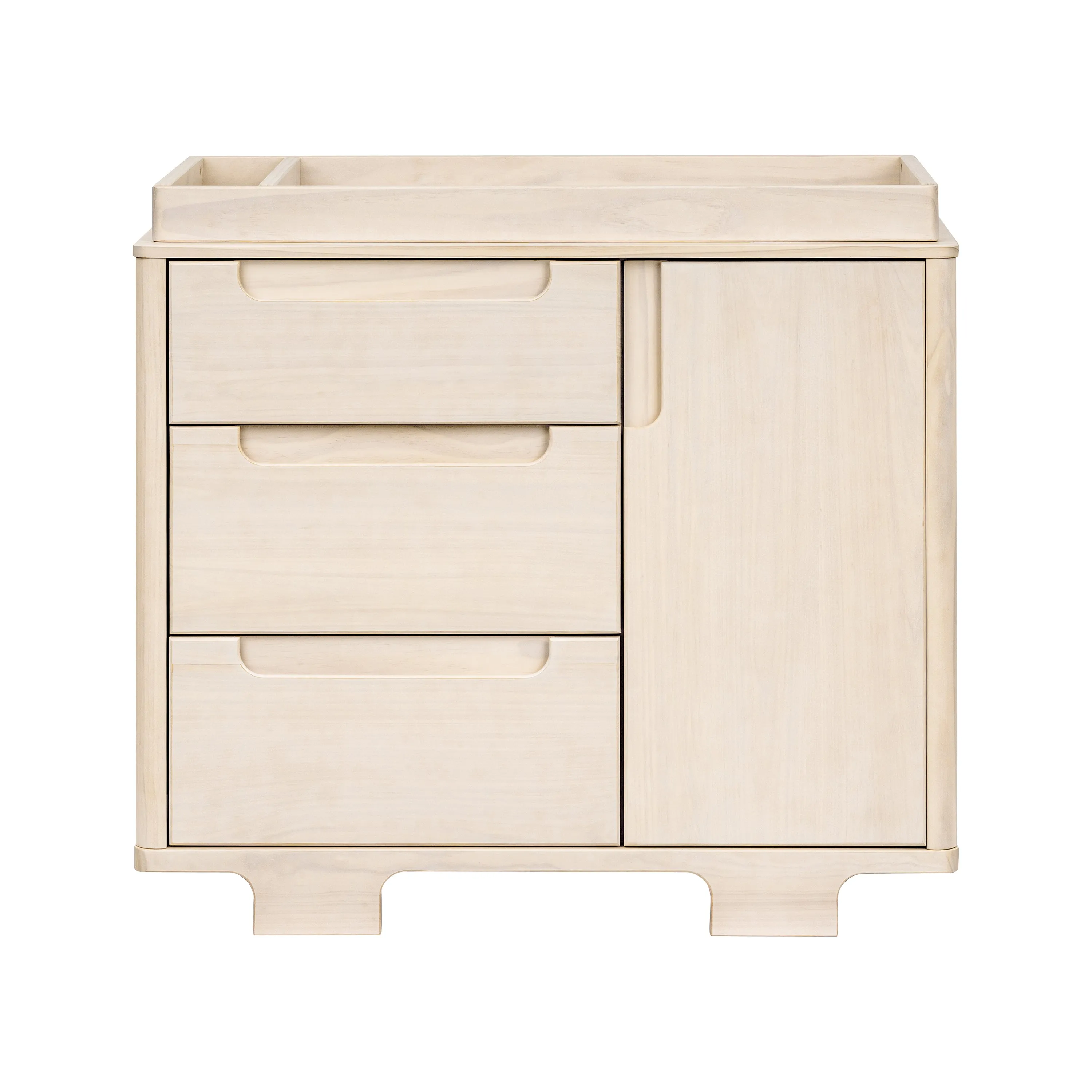 Yuzu 3-Drawer Changer Dresser with Removable Changing Tray